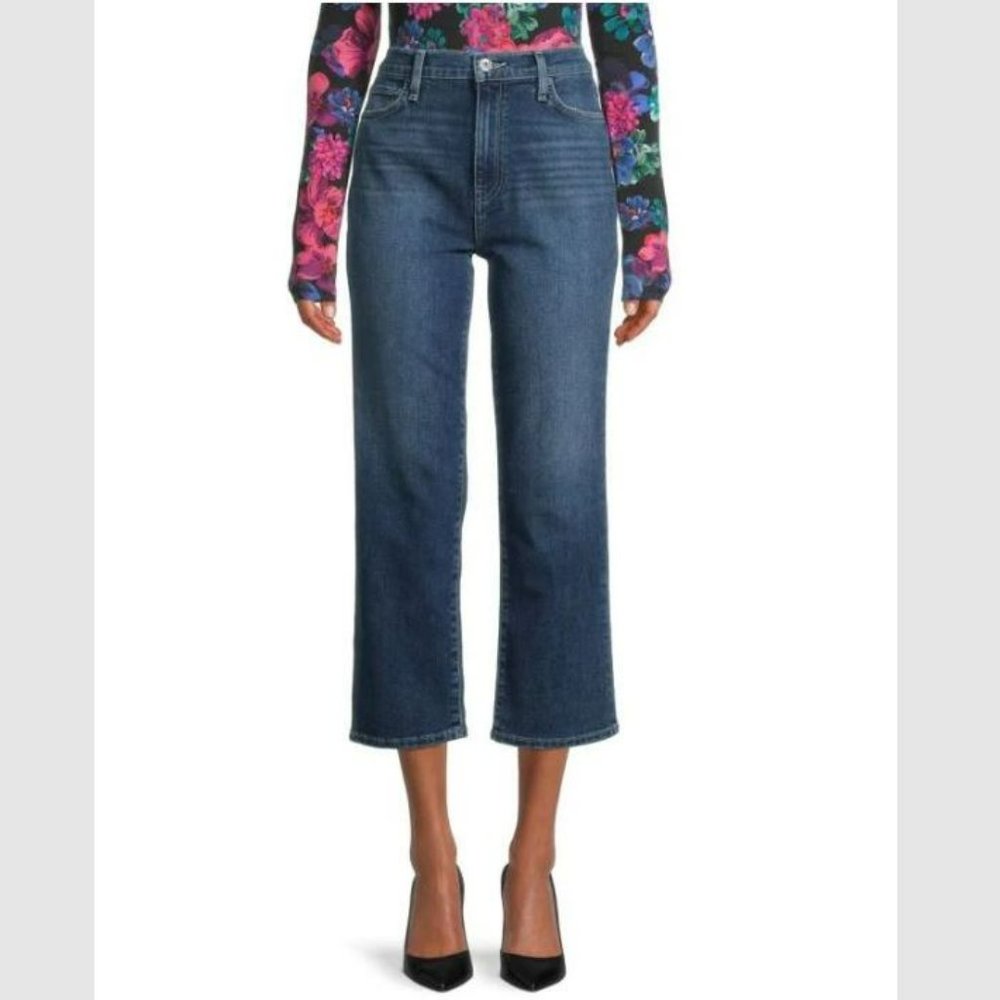 HUDSON Noa Midrise Straight Crop Denim Jeans NEW NWT